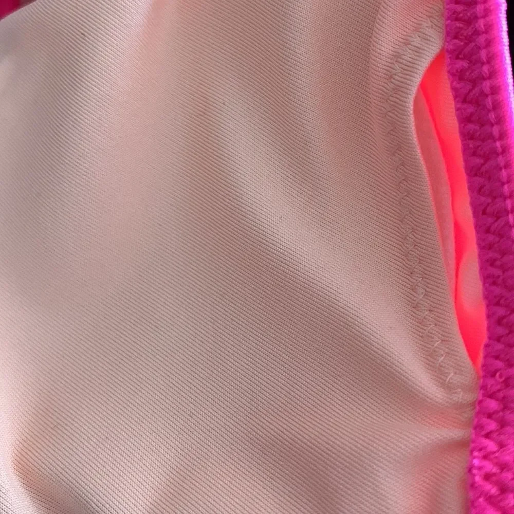 Neon Pink Halter Bikini Tops NWT Size XS